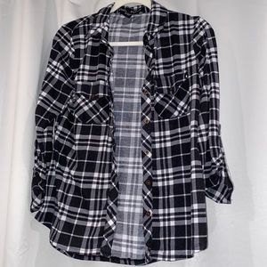 Black and white flannel from Polly & Esther